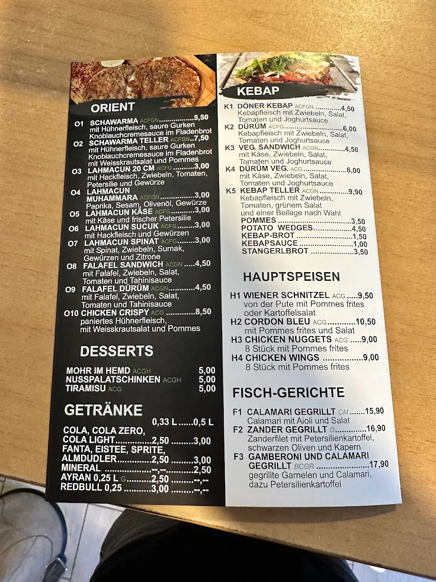Speisekarte photo 1
