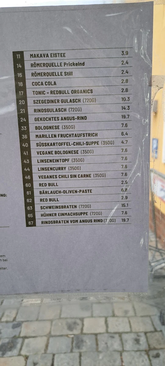 Speisekarte photo 2