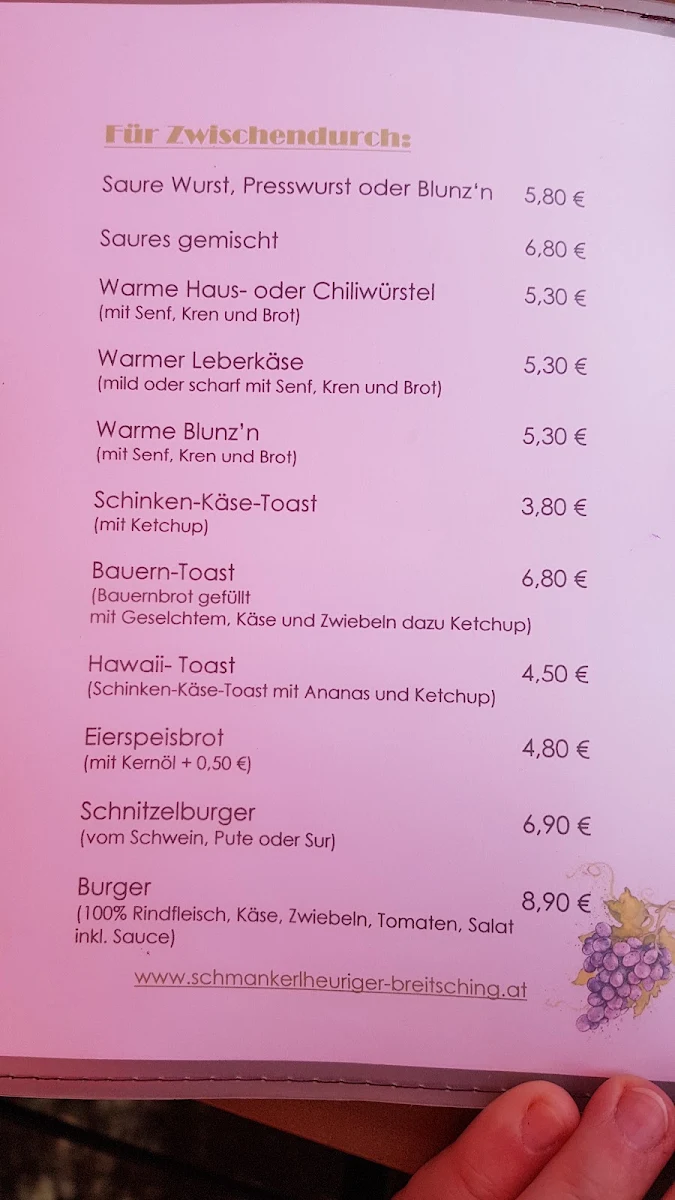 Speisekarte photo 1