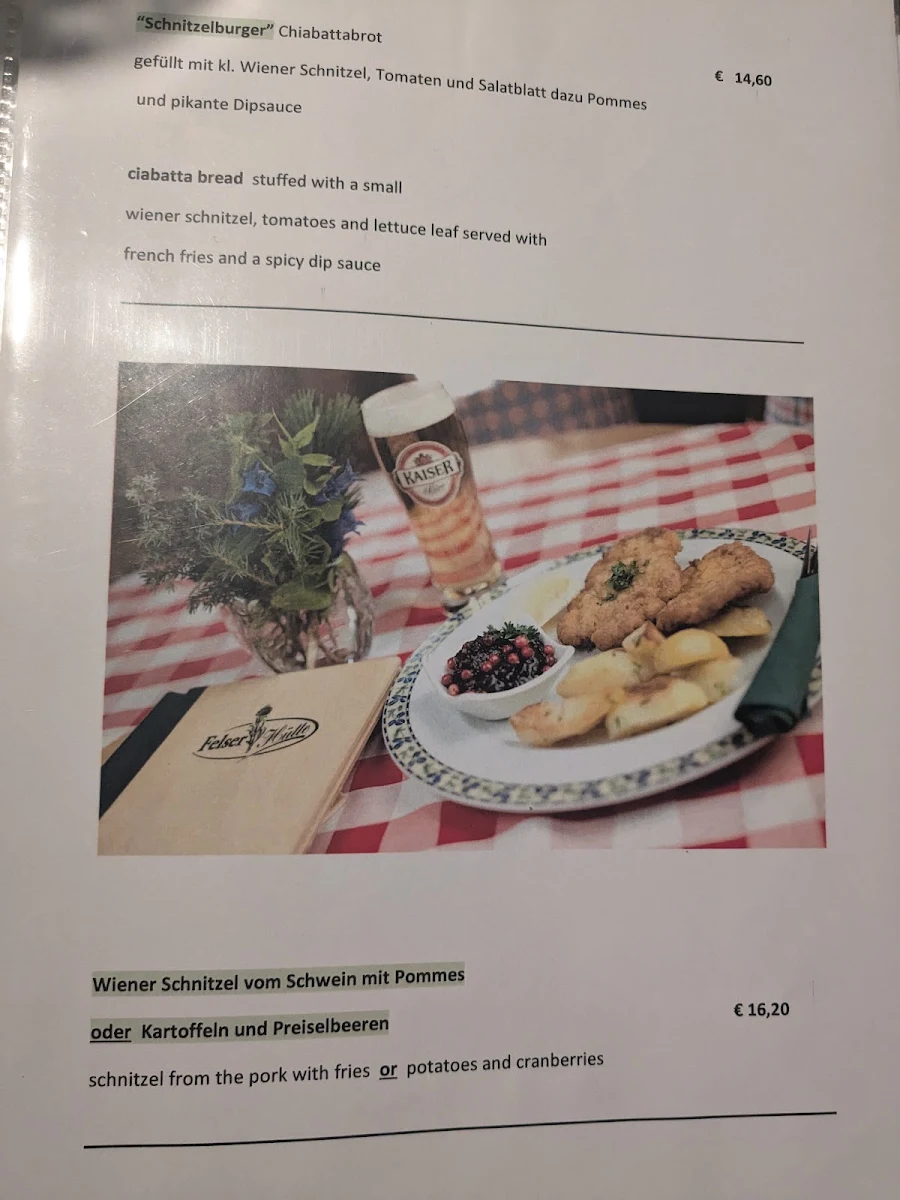 Speisekarte photo 3
