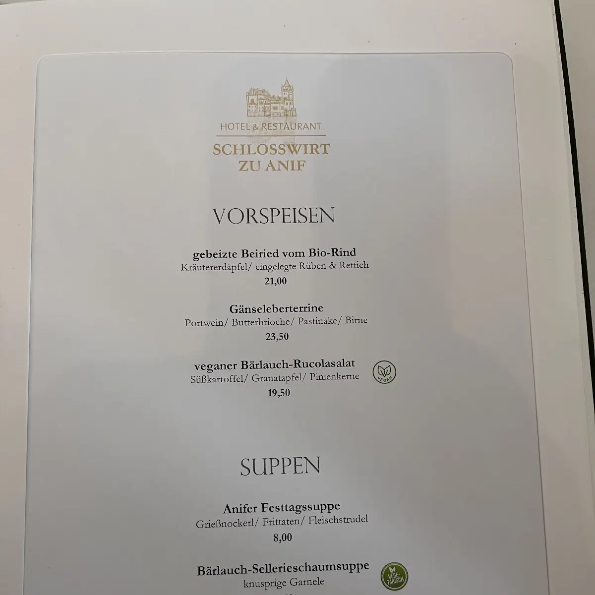 Speisekarte photo 1