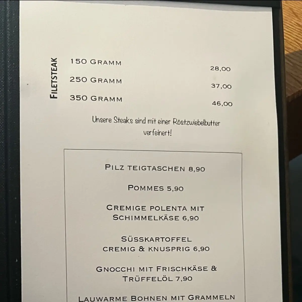 Speisekarte photo 6