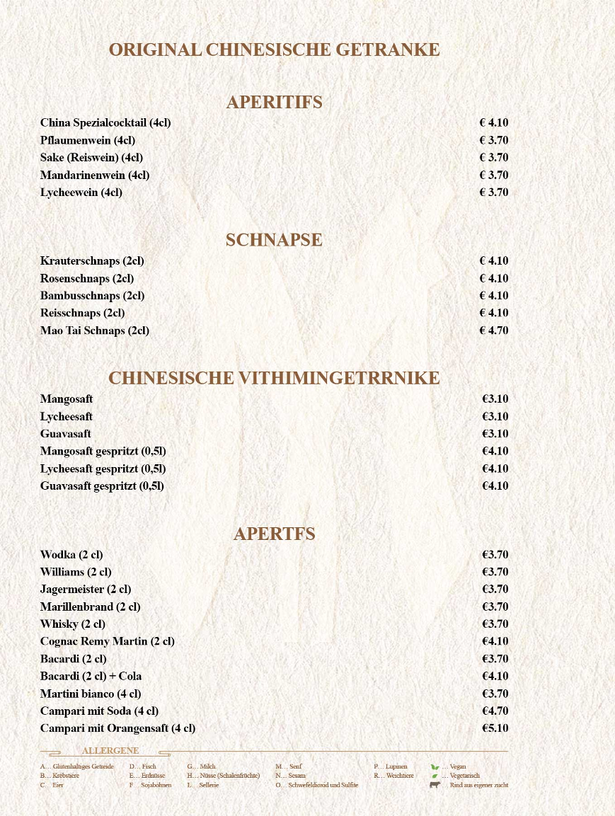 Speisekarte photo 1
