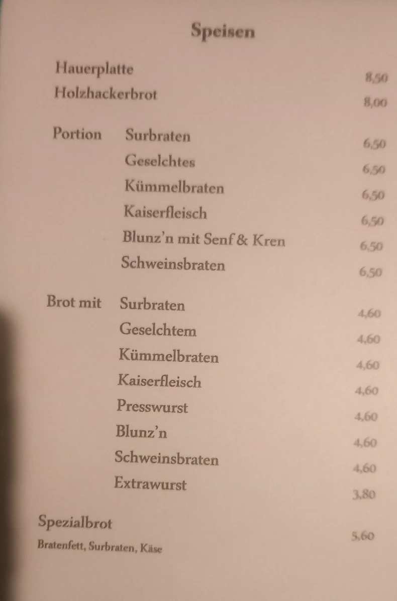 Speisekarte photo 3