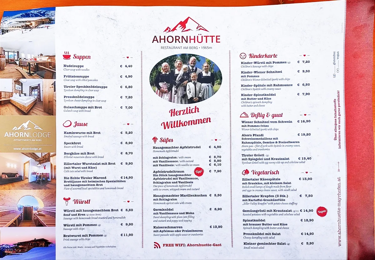 Speisekarte photo 2