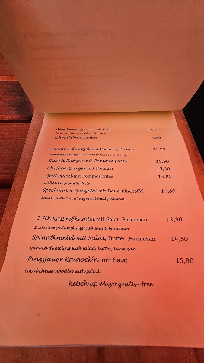 Speisekarte photo 1