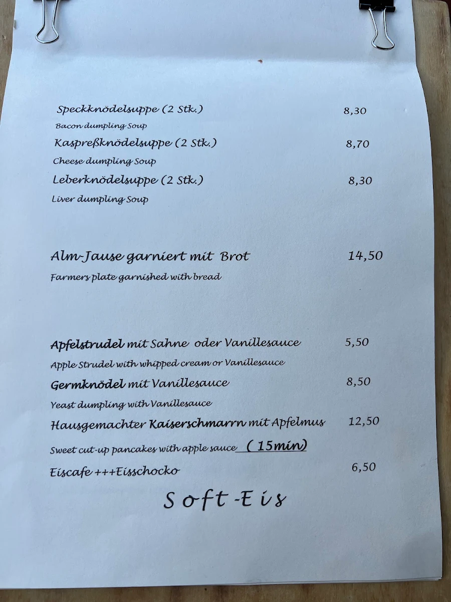 Speisekarte photo 8