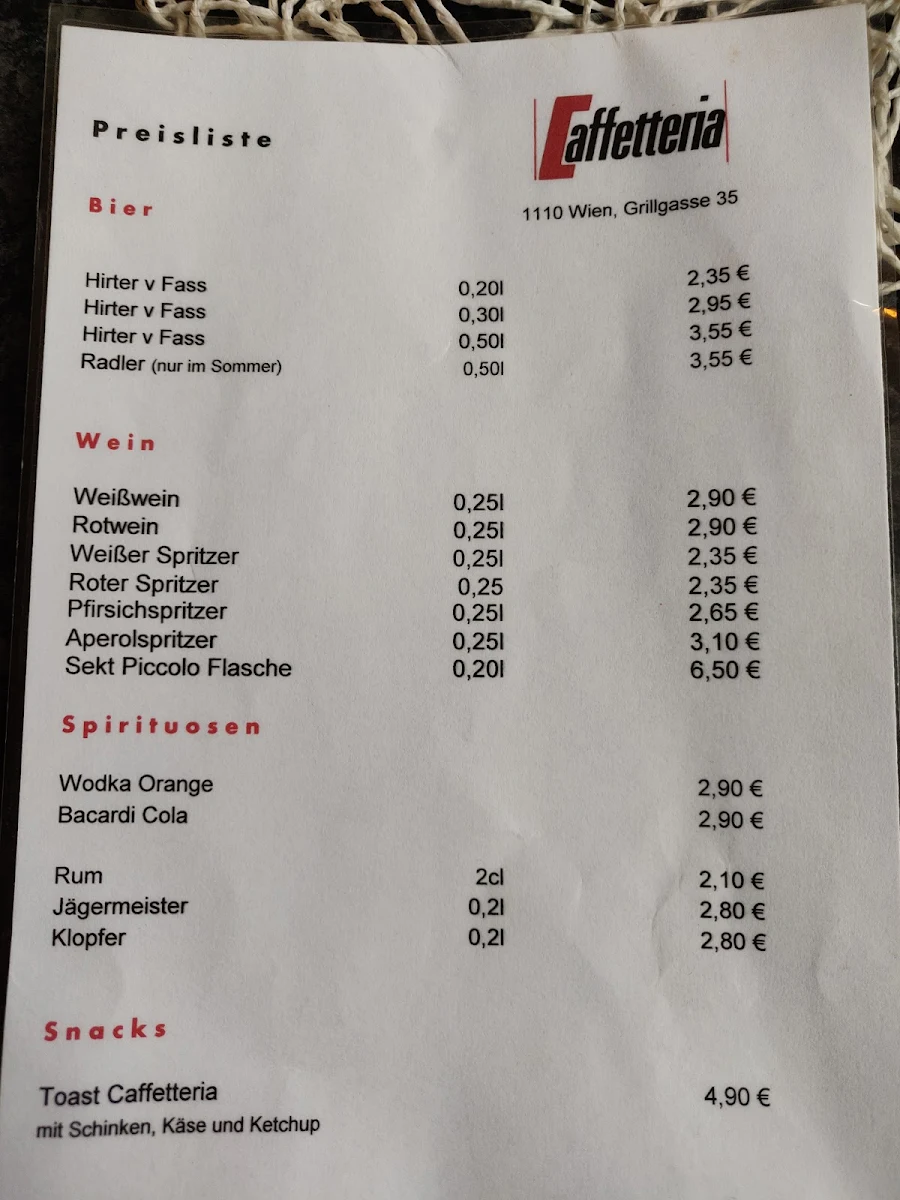 Speisekarte photo 1