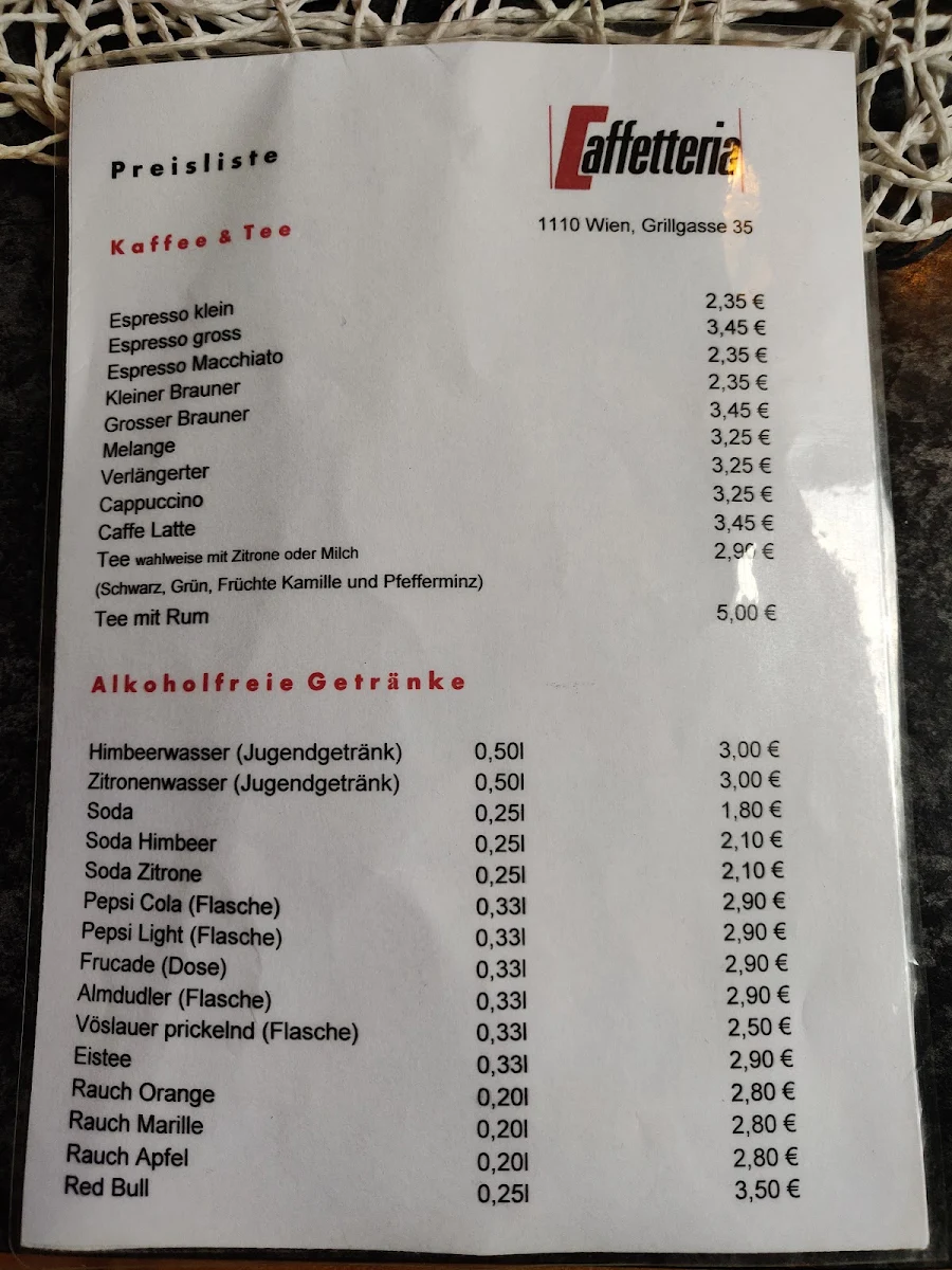 Speisekarte photo 2