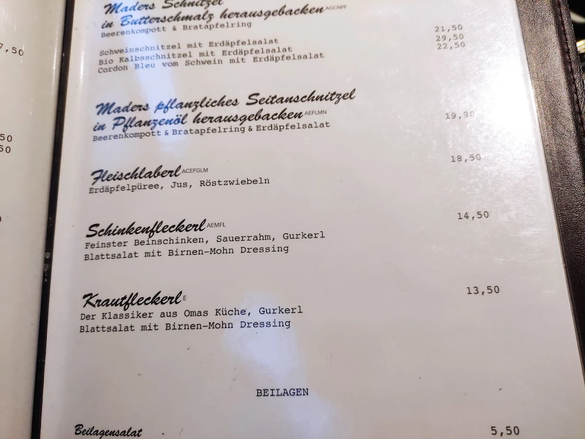 Speisekarte photo 5