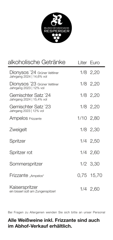 Speisekarte photo 5