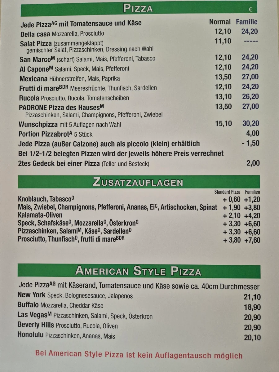 Speisekarte photo 1