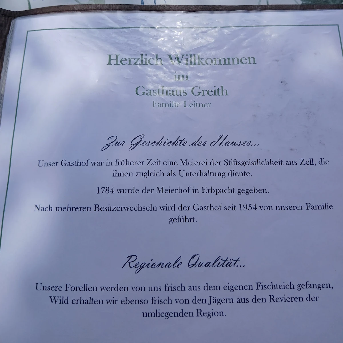 Speisekarte photo 2