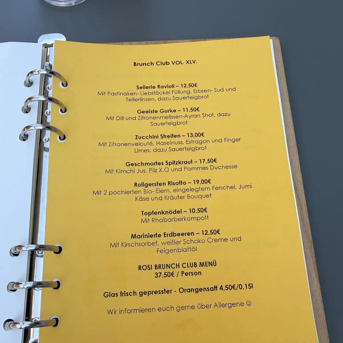 Speisekarte photo 1