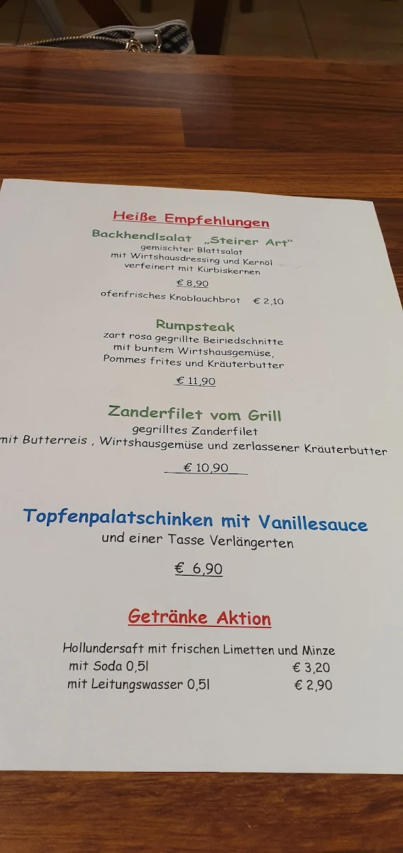 Speisekarte photo 2