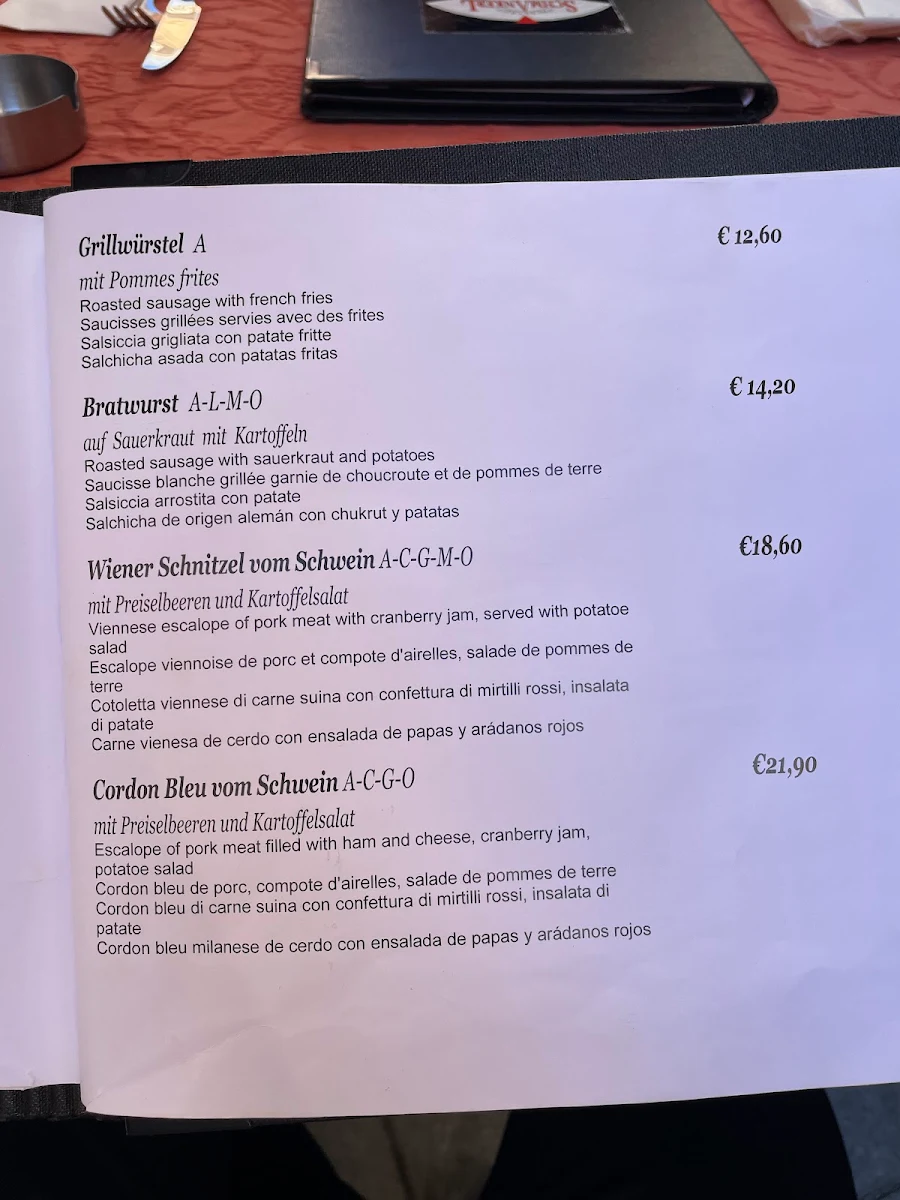 Speisekarte photo 1