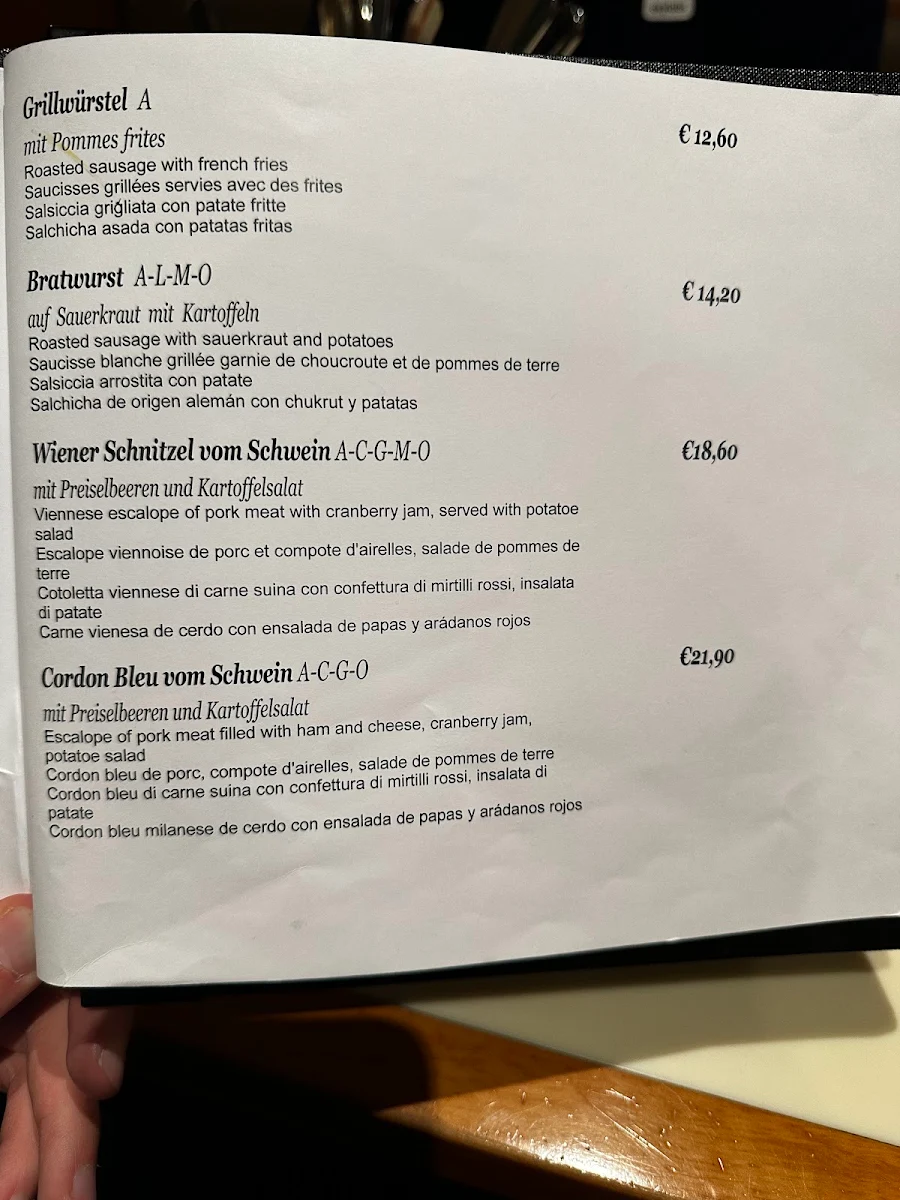 Speisekarte photo 2