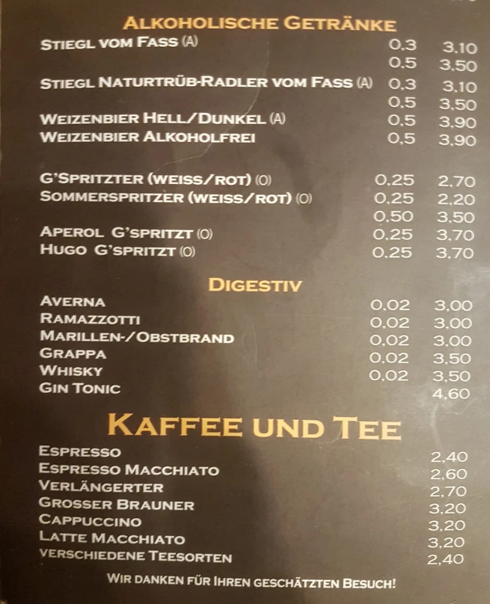 Speisekarte photo 3