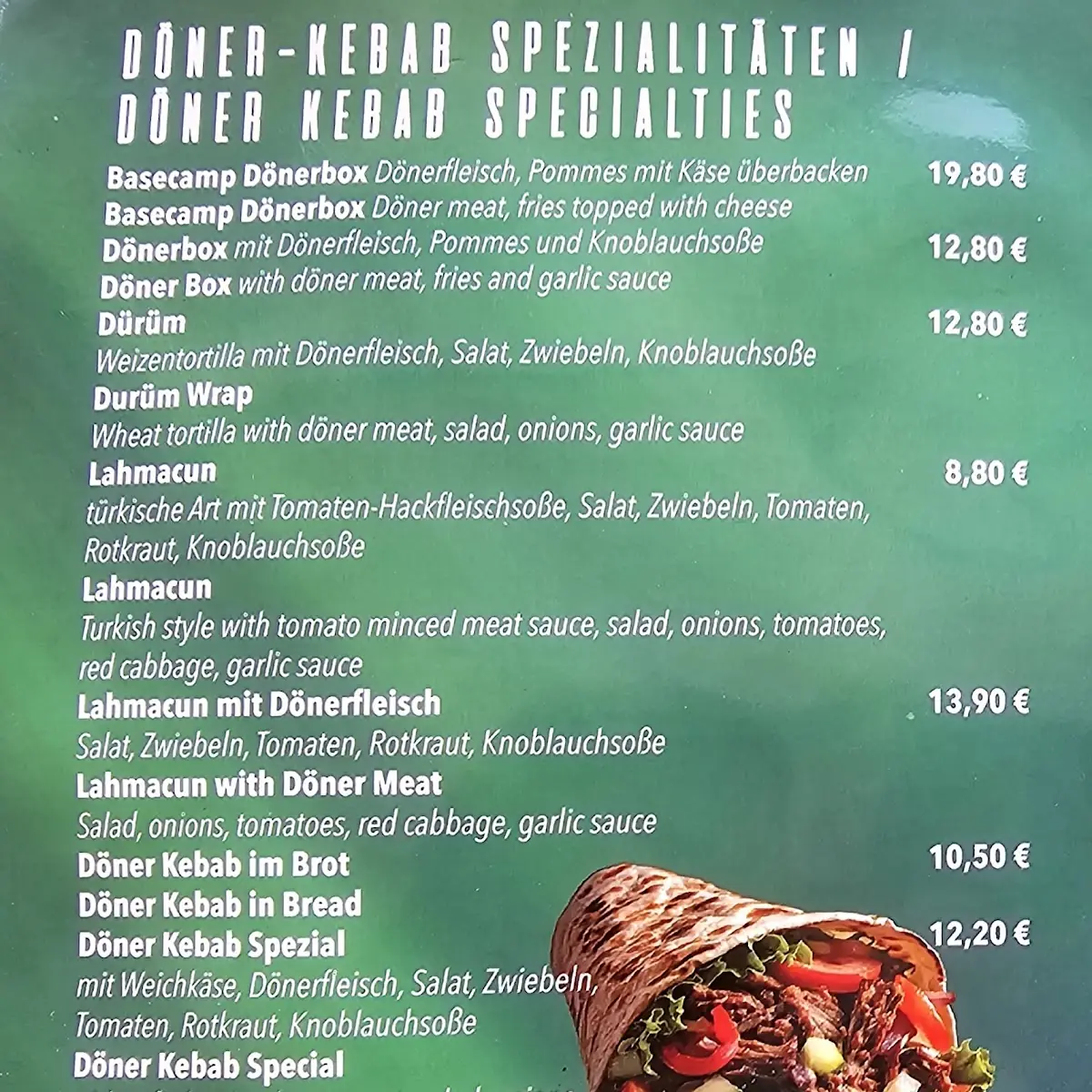 Speisekarte photo 4
