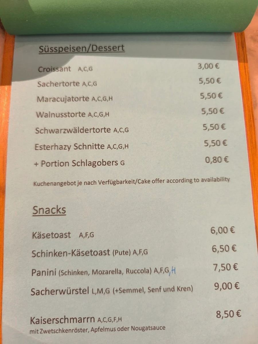 Speisekarte photo 9