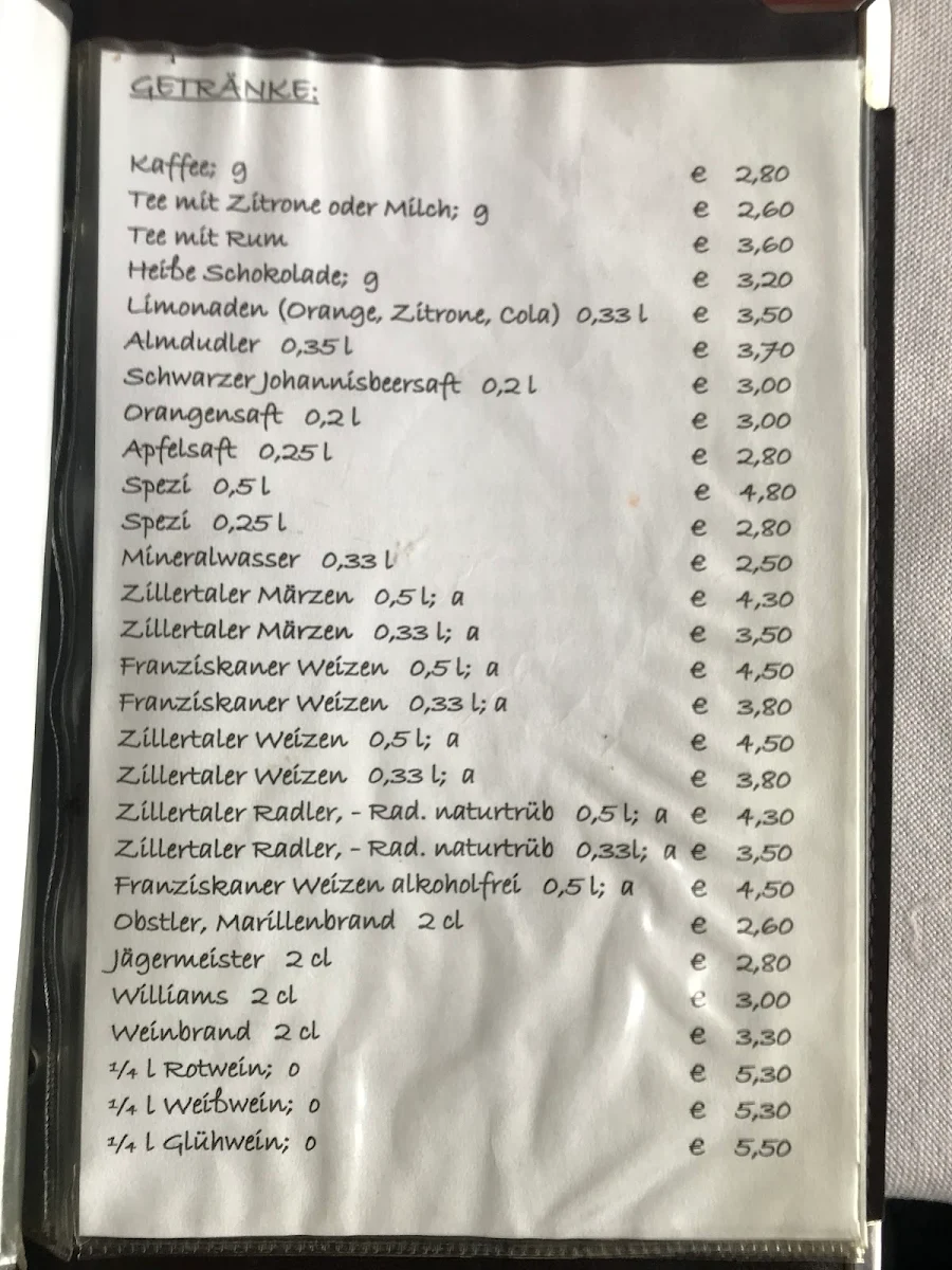 Speisekarte photo 6
