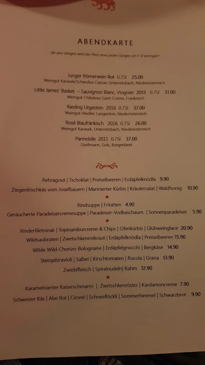 Speisekarte photo 3