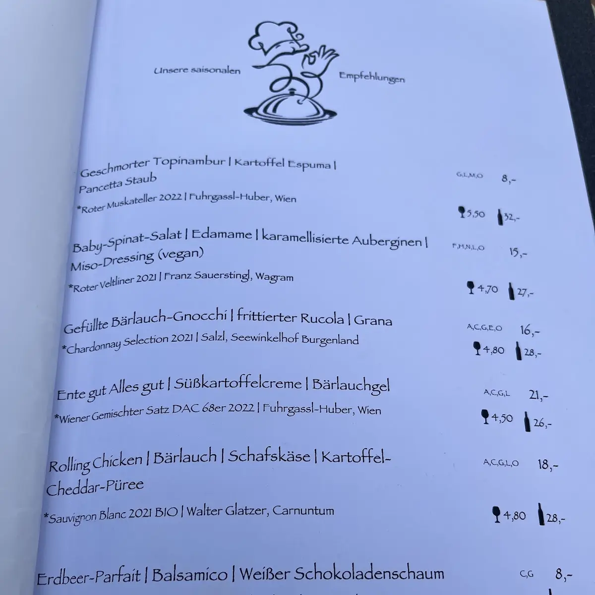 Speisekarte photo 4
