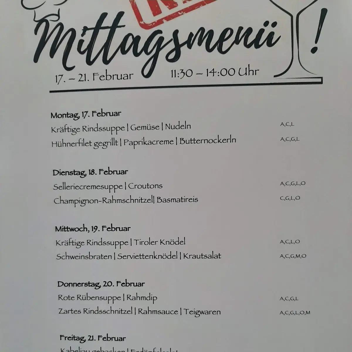 Speisekarte photo 5