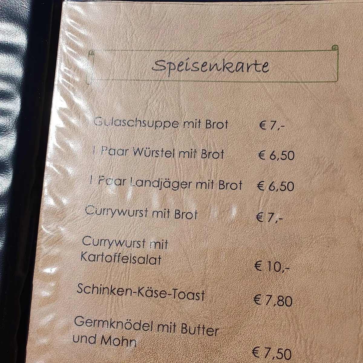 Speisekarte photo 1