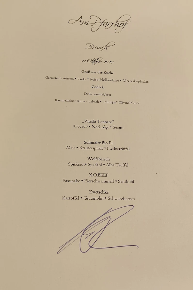Speisekarte photo 1