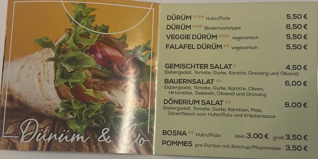Speisekarte photo 8