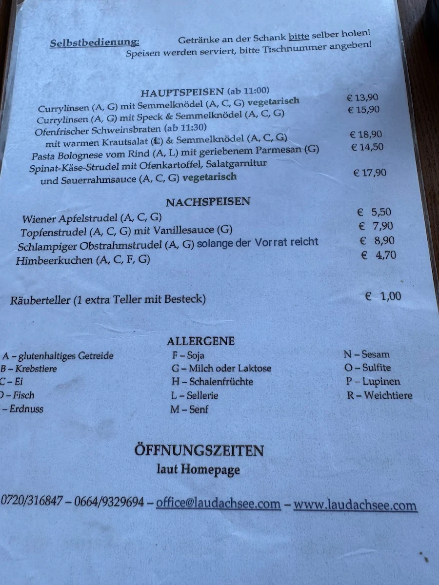 Speisekarte photo 3