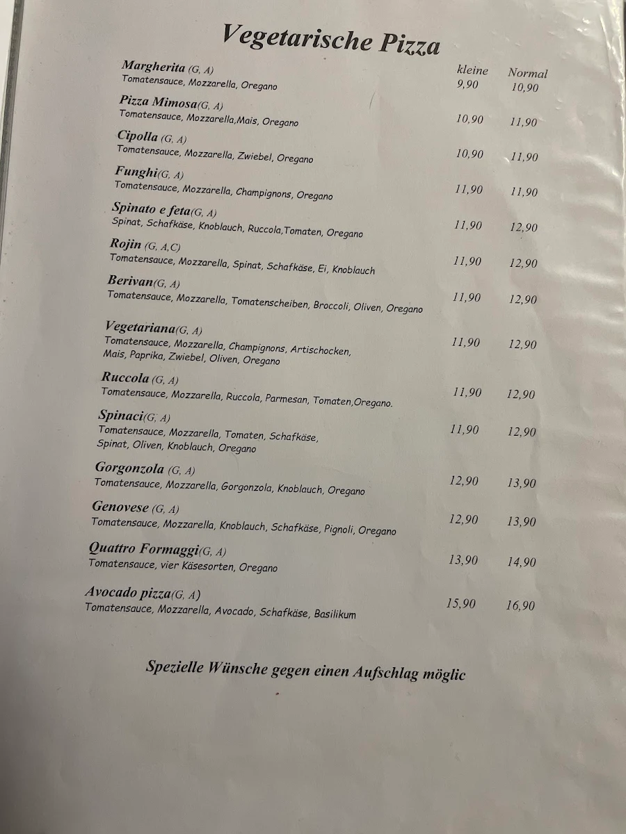 Speisekarte photo 1