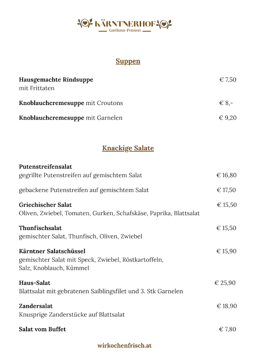 Speisekarte photo 3