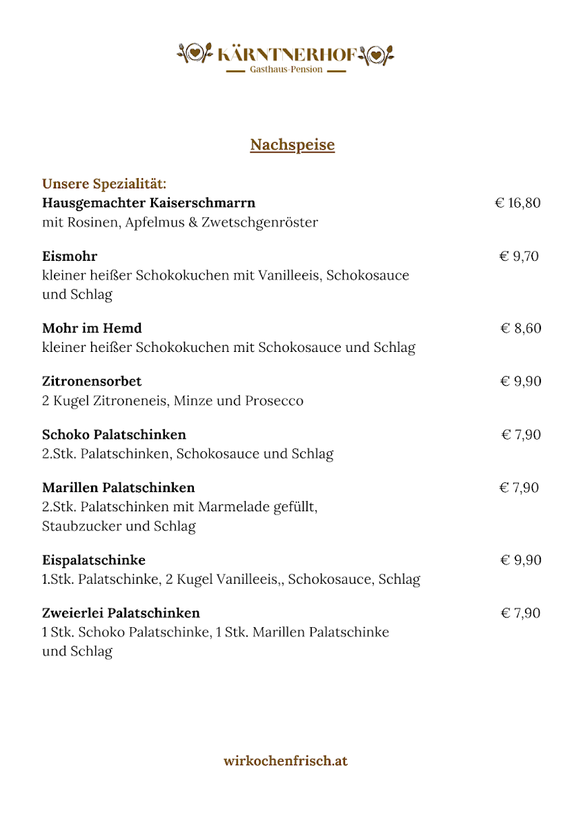 Speisekarte photo 5