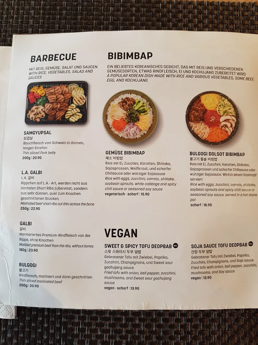 Speisekarte photo 2