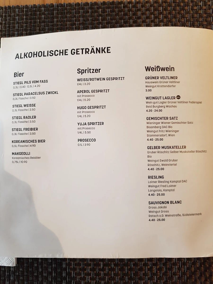Speisekarte photo 5