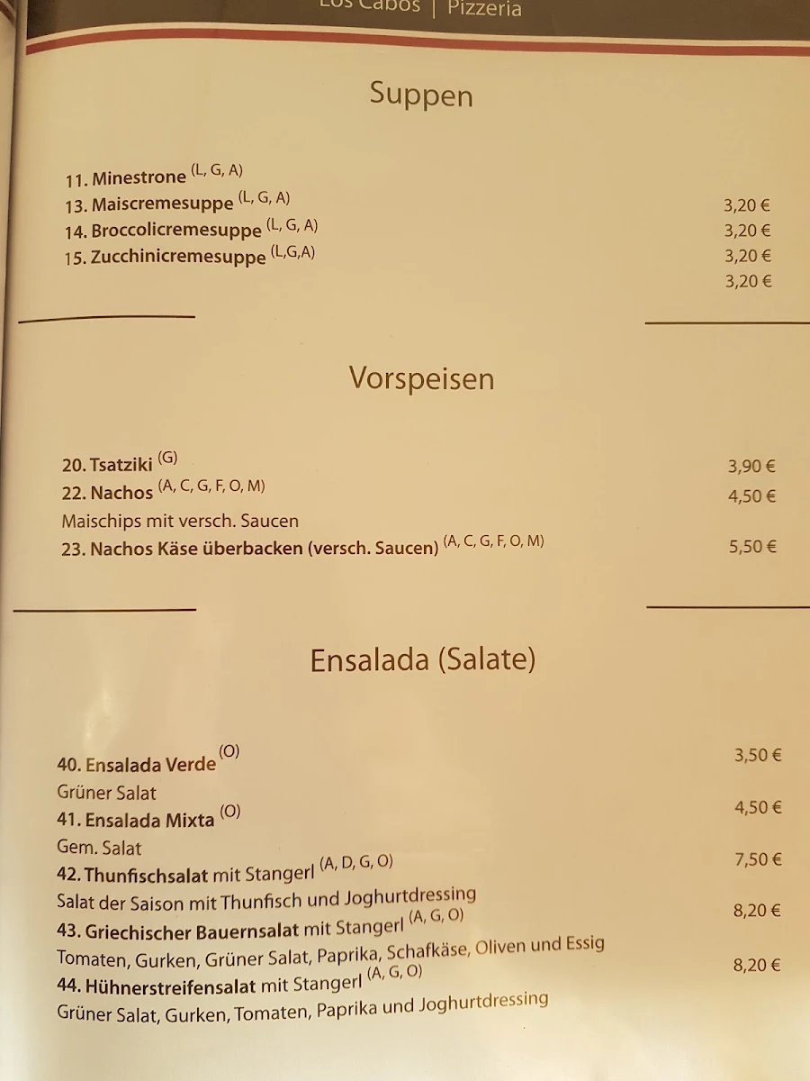 Speisekarte photo 2
