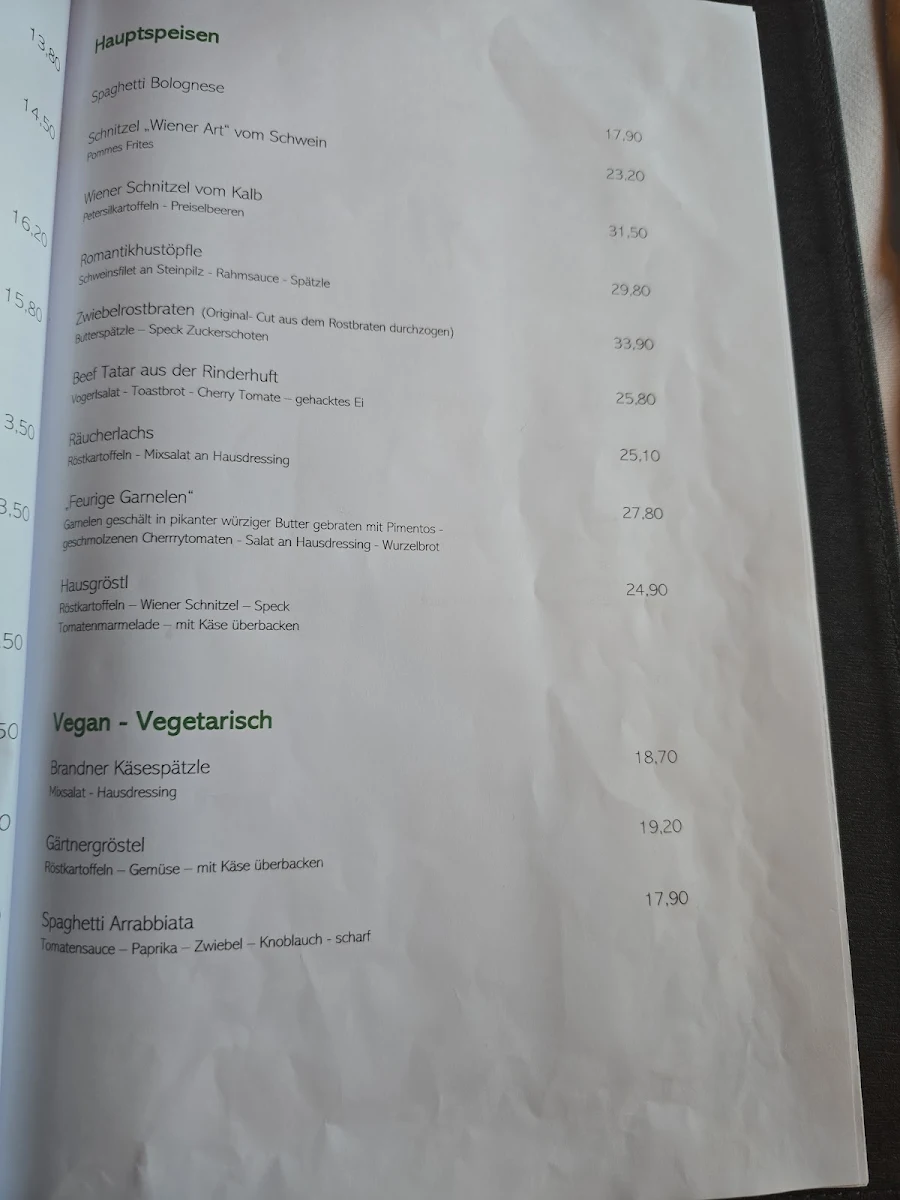 Speisekarte photo 1
