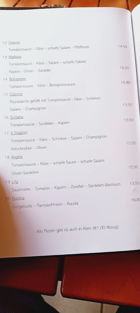 Speisekarte photo 2