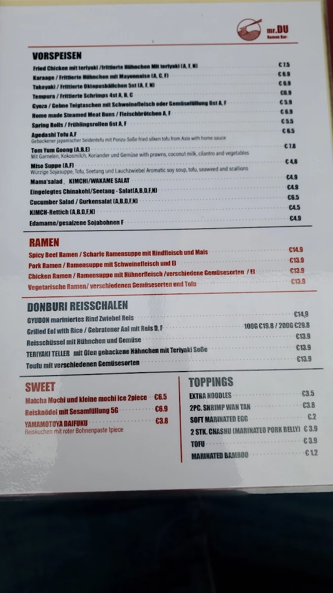 Speisekarte photo 5
