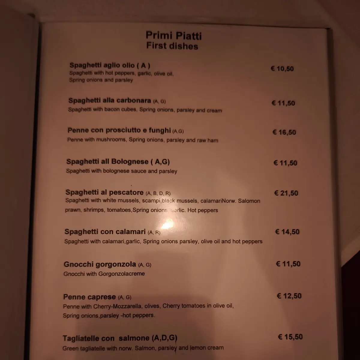 Speisekarte photo 5