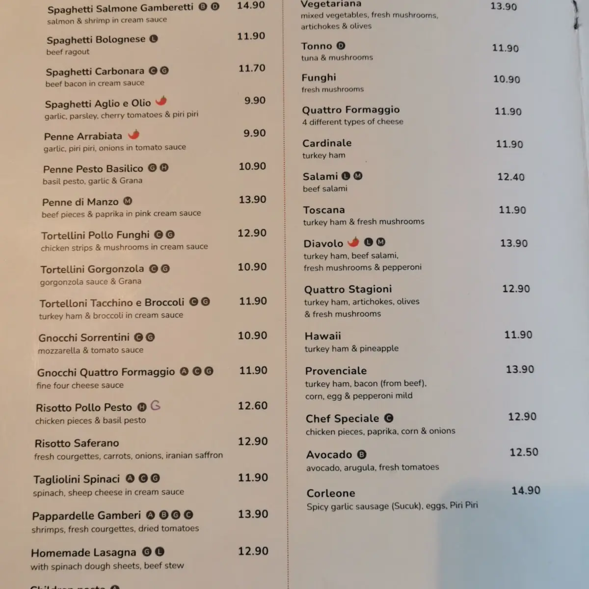 Speisekarte photo 3