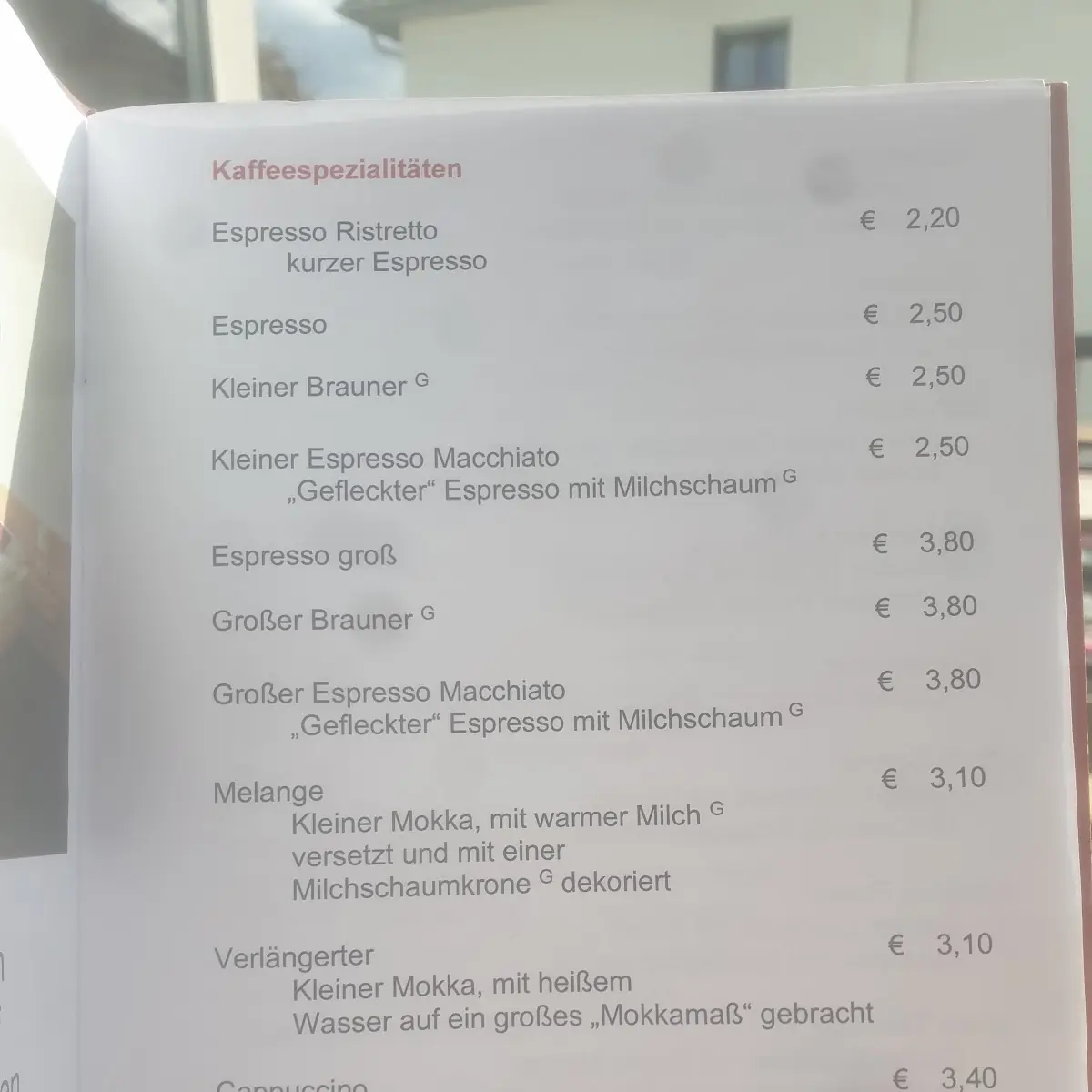 Speisekarte photo 7