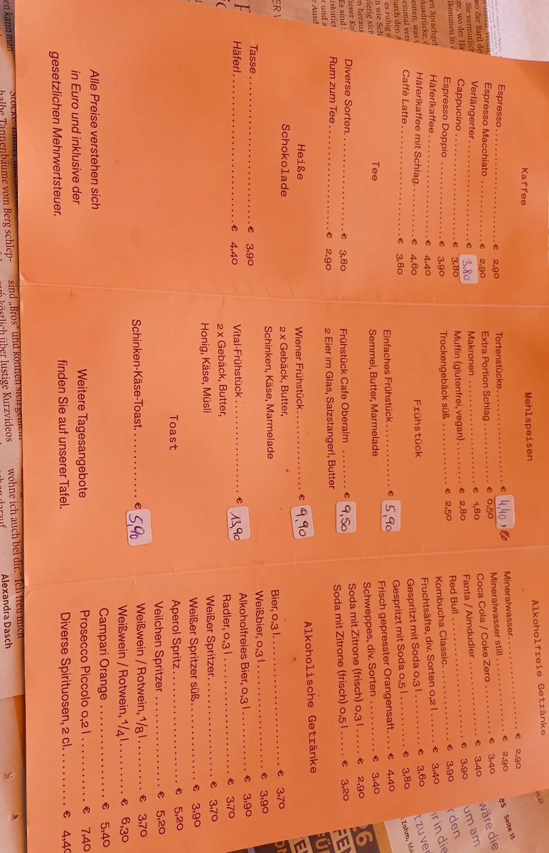 Speisekarte photo 2