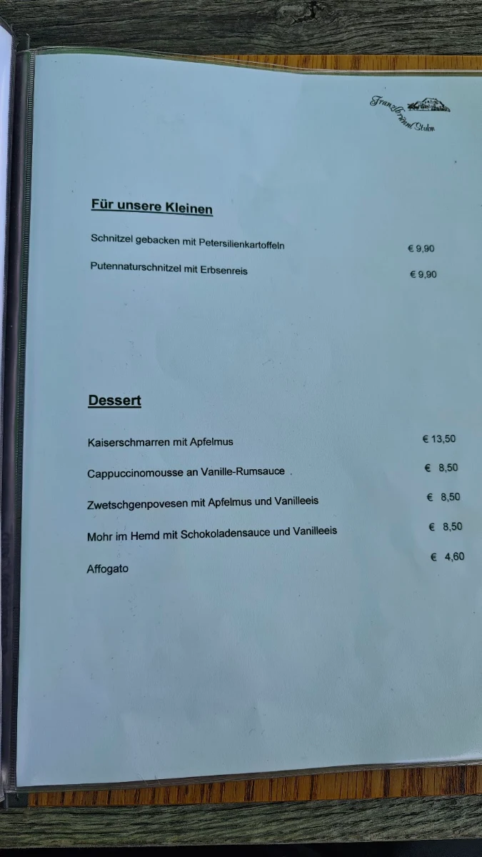 Speisekarte photo 1