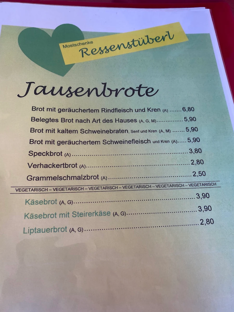 Speisekarte photo 3