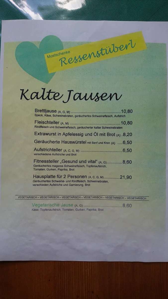 Speisekarte photo 5