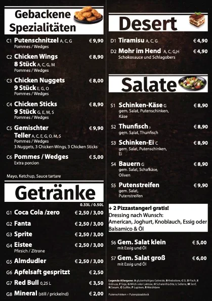 Speisekarte photo 6