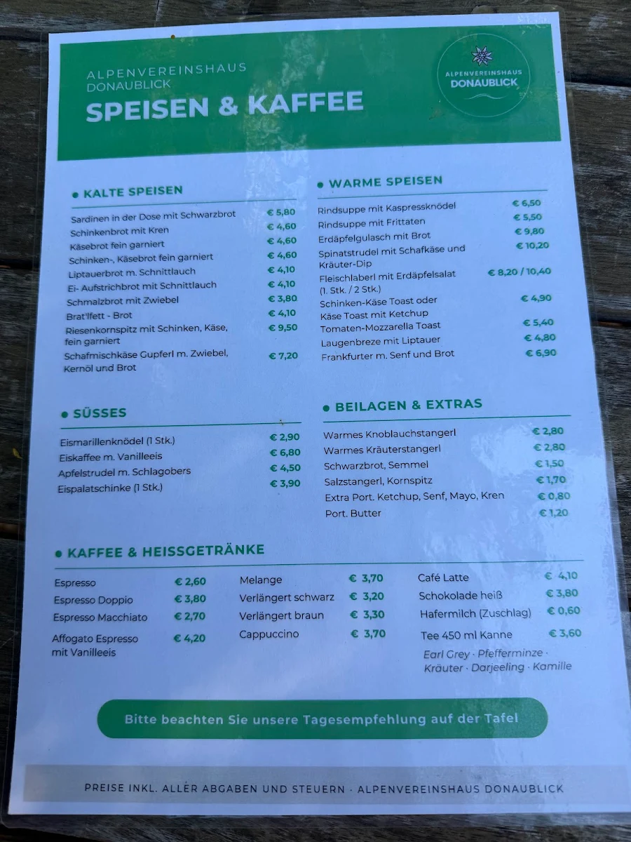 Speisekarte photo 1
